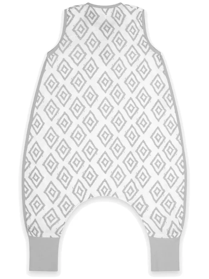 Schlafsack mit Füßen in Grau - TOG - 0,5