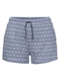 Schlafshorts in Rautenmuster