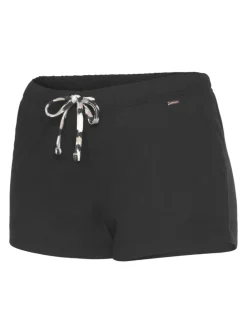 Schlafshorts in schwarz