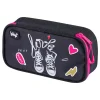 Schlamperetui "Sneakers" in Anthrazit/ Pink