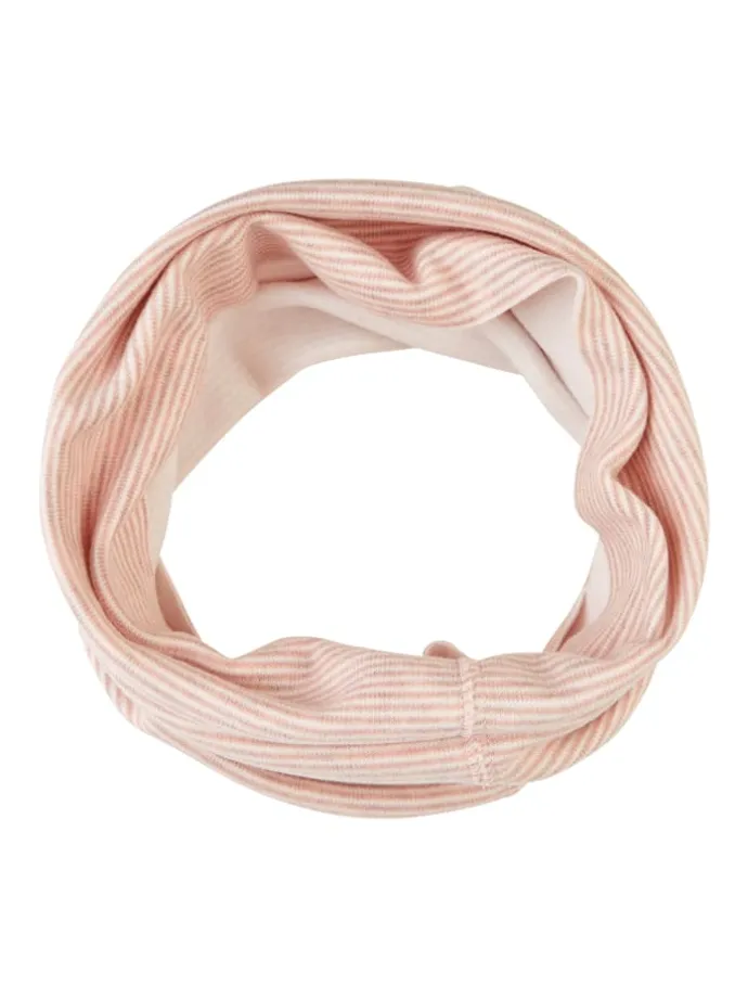 Schlauchschal Streifen in rosa mel.