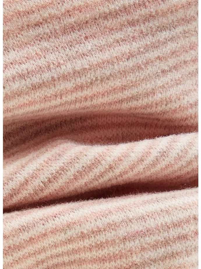 Schlauchschal Streifen in rosa mel.