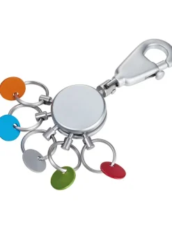 Schlüsselanhänger in Silber/ Bunt