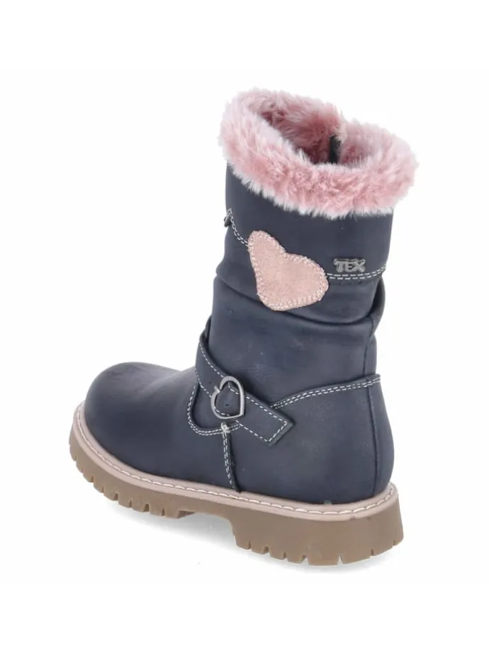 Schlupfstiefel in blau