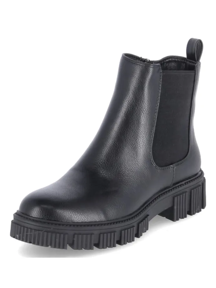 Schlupfstiefel in schwarz