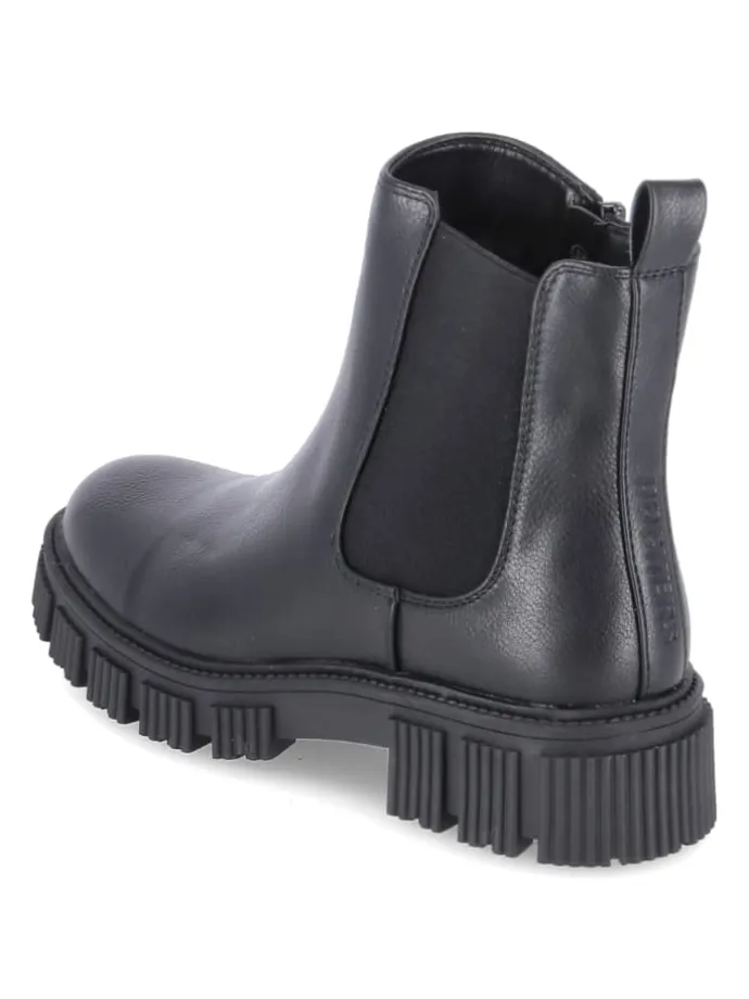 Schlupfstiefel in schwarz
