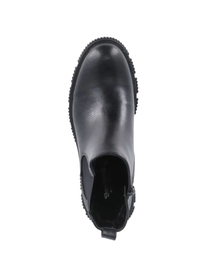 Schlupfstiefel in schwarz