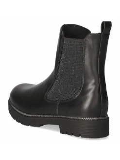 Schlupfstiefel in schwarz