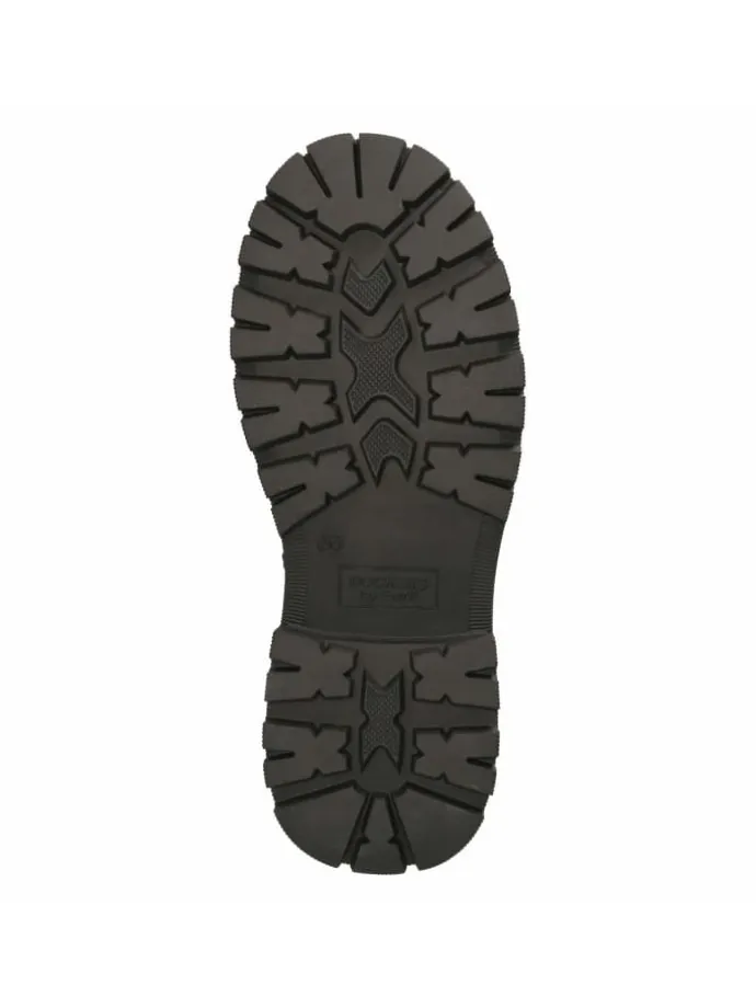 Schlupfstiefel in schwarz