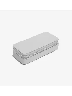 Schmucketui in Grau - (B)16 x (H)7 x (T)4,2 cm