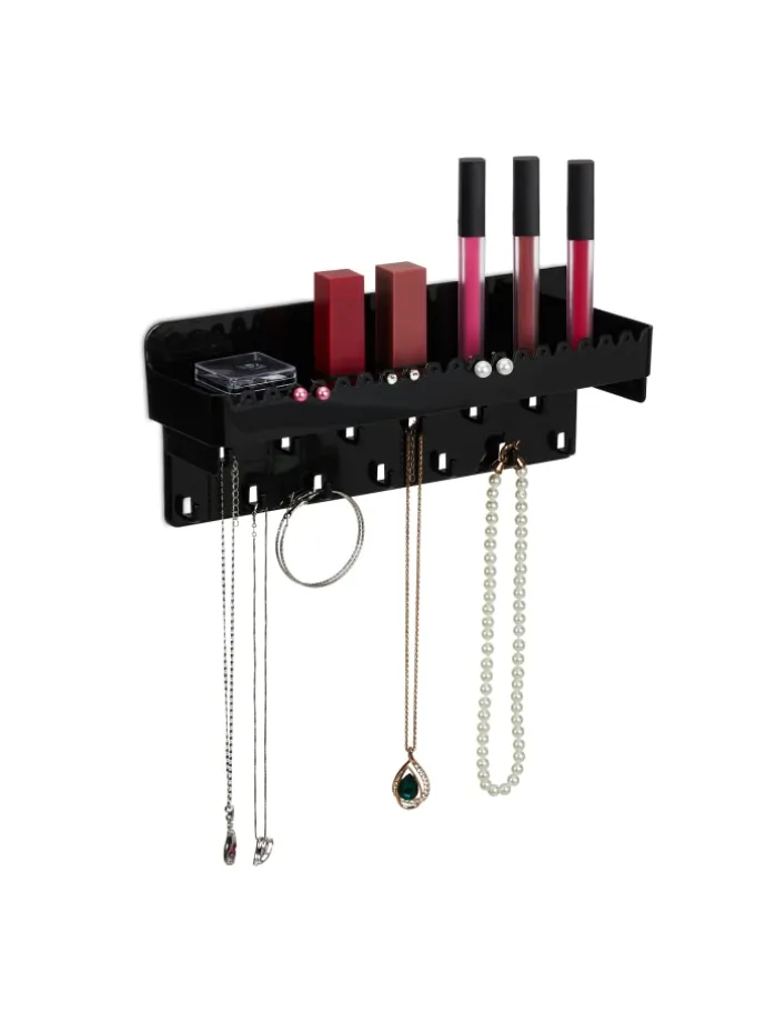 Schmuckhalter in Schwarz - (B)30 x (H)12 x (T)8 cm