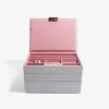 Schmuckkasten in Grau - (B)25 x (H)18 x (T)3,7 cm