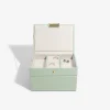 Schmuckkasten in Mint - (B)18 x (H)12,5 x (T)11,5 cm