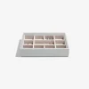 Schmuckkiste in Grau - (B)18 x (H)12,5 x (T)3,7 cm
