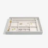 Schmuckkiste in Grau - (B)36 x (H)25 x (T)4 cm