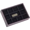 Schmuckkiste in Lila - (B)18 x (H)12,5 x (T)3,7 cm