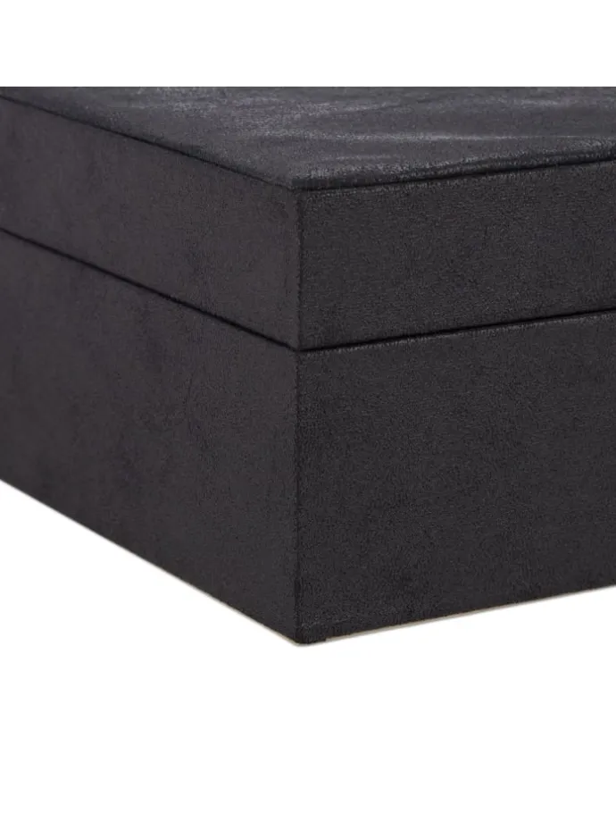 Schmuckkästchen in Schwarz- (B)29 x (H)10 x (T)20 cm