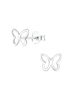 Schmuckset SCHMETTERLING in 925 Sterling Silber, 4-tlg. in silber