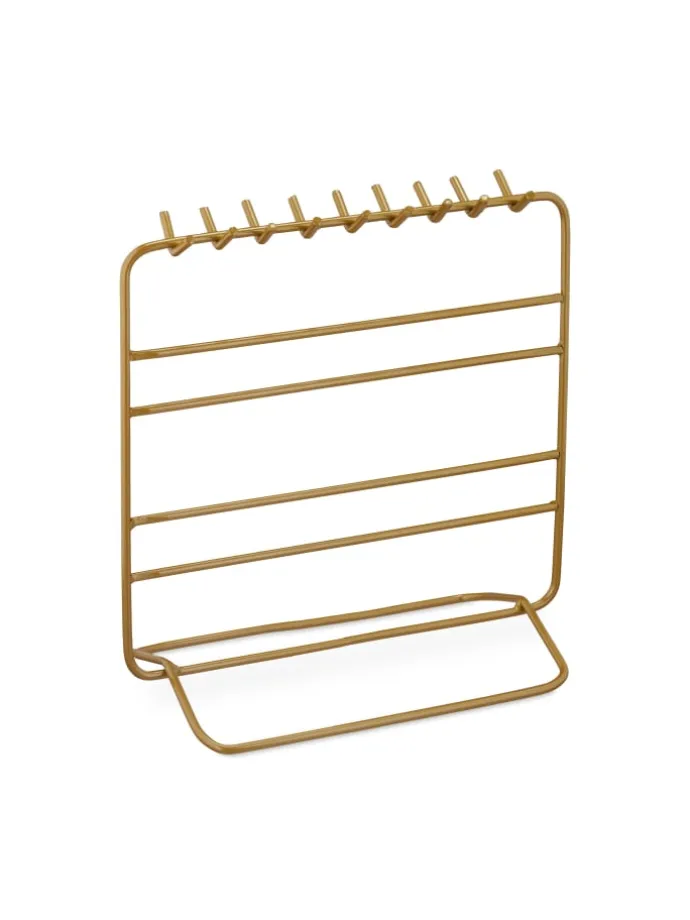 Schmuckständer in Gold - (B)20x (H)21 x (T)10 cm