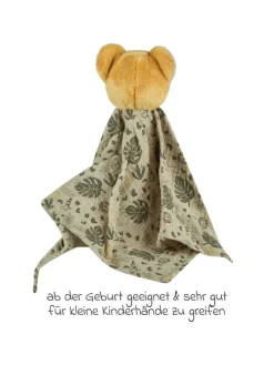 Schmusetuch 35 cm - Löwe Leo in braun,gruen,motiv
