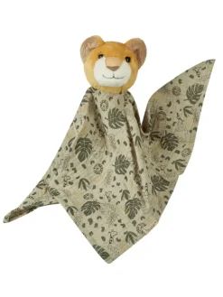 Schmusetuch 35 cm - Löwe Leo in braun,gruen,motiv