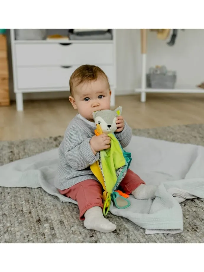 Schmusetuch Fuchs Deluxe 39 cm - DoBabyD in bunt