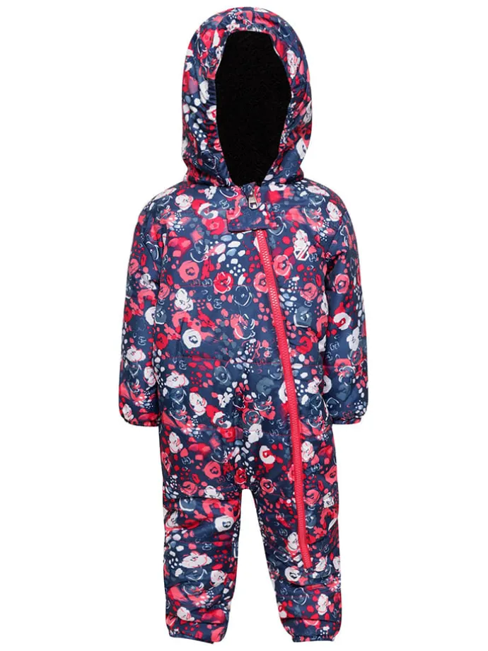 Schneeanzug "Bambino II" in Dunkelblau/ Pink