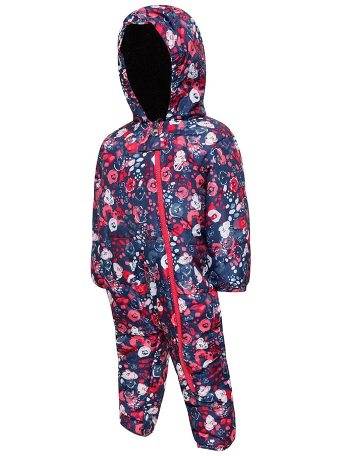 Schneeanzug "Bambino II" in Dunkelblau/ Pink
