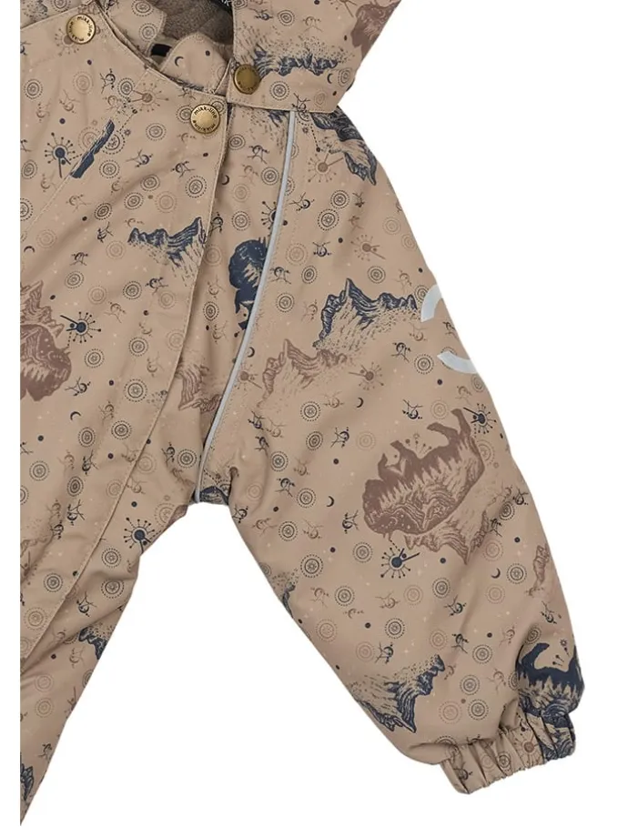Schneeanzug in Beige