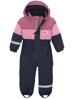 Schneeanzug in Dunkelblau/ Pink