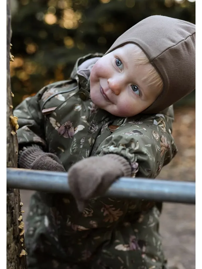 Schneeanzug in Khaki
