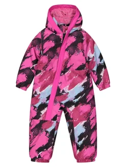 Schneeanzug in Pink/ Schwarz