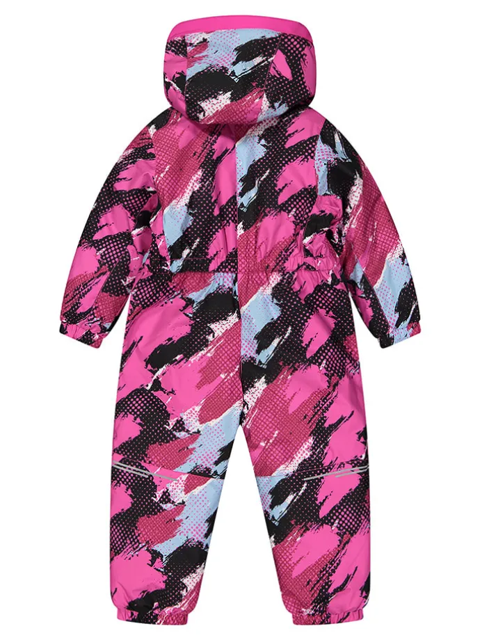 Schneeanzug in Pink/ Schwarz