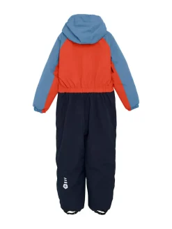Schneeanzug in Rot/ Dunkelblau/ Blau