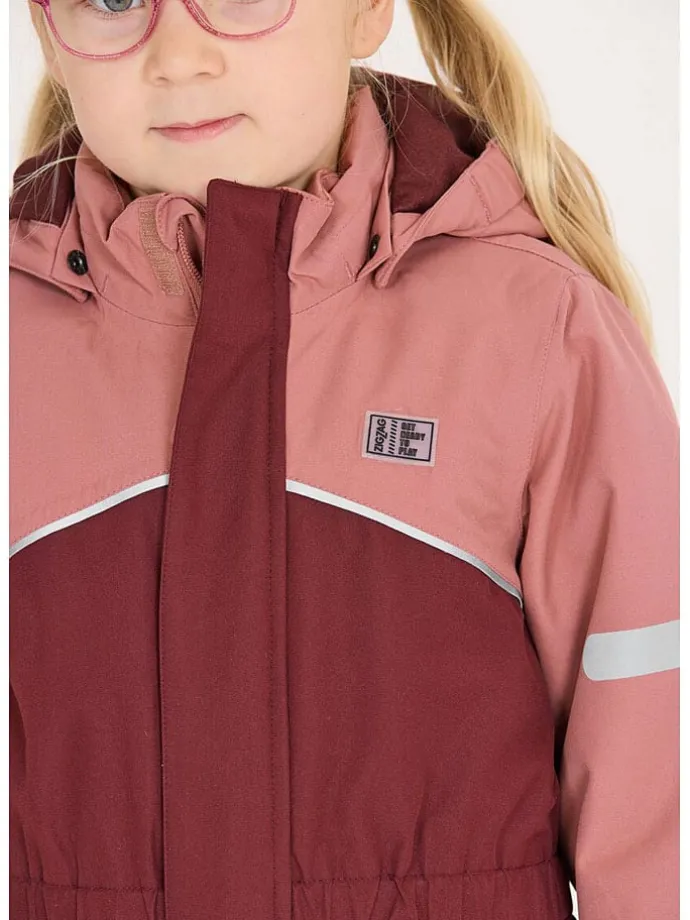 Schneeanzug "Stonehill" in Rot/ Rosa/ Dunkelblau