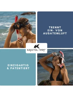 Schnorchel Ventilschnorchel Tauchen Kapitol Reef Profiqualität pink