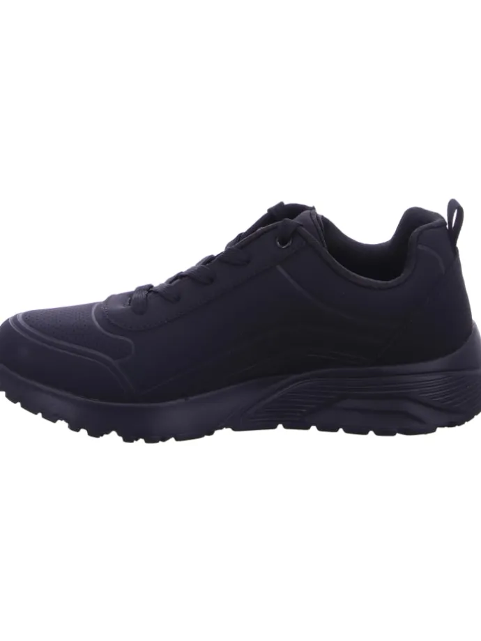 Schnürhalbschuh in schwarz