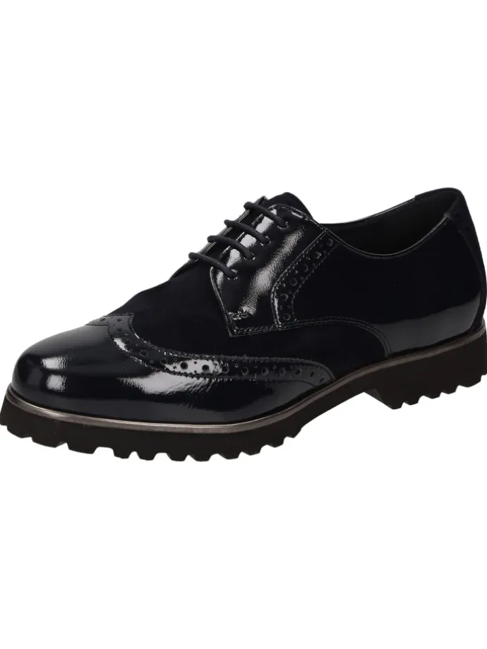Schnürschuh Meredith-703-H in dunkelblau