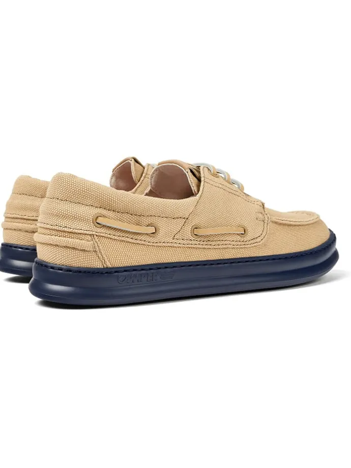 Schnürschuhe in Beige