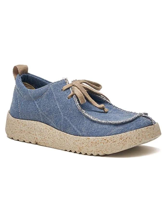 Schnürschuhe in Blau