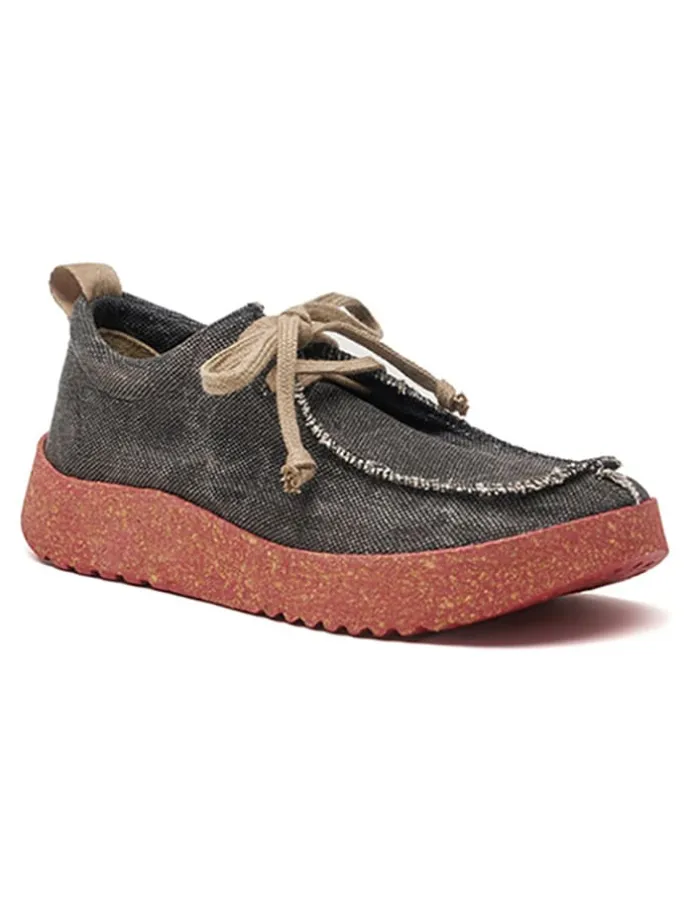 Schnürschuhe in Dunkelgrau