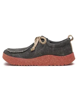 Schnürschuhe in Dunkelgrau