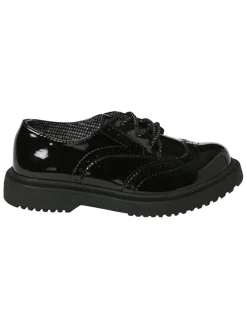 Schnürschuhe in Schwarz
