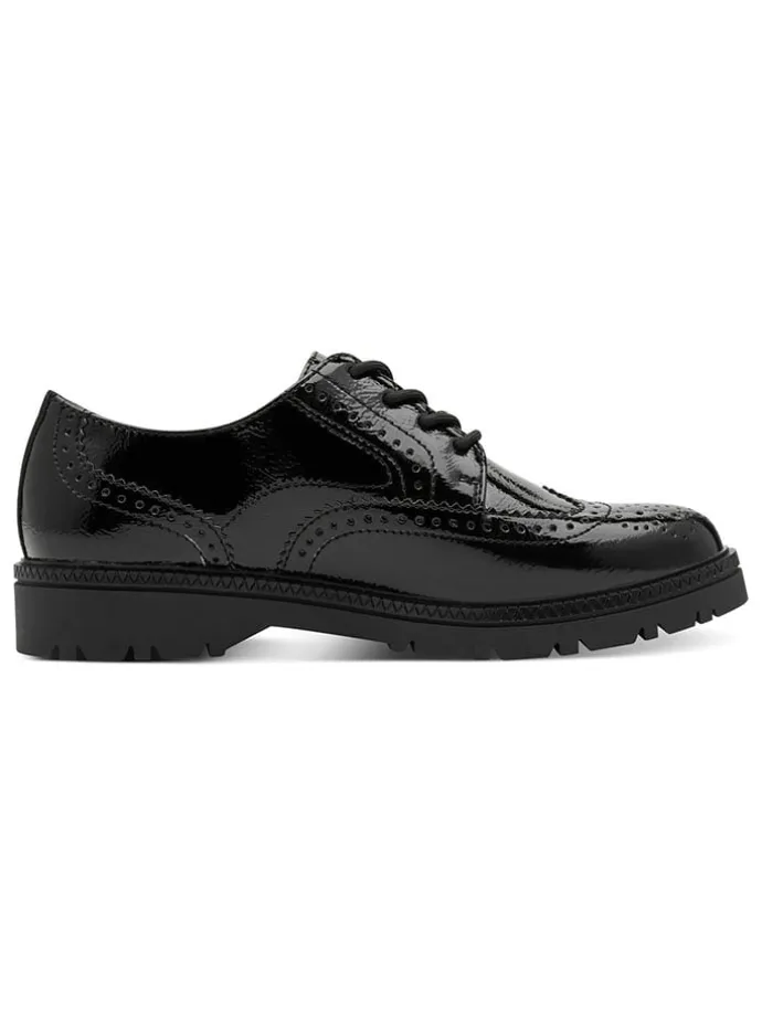 Schnürschuhe in Schwarz