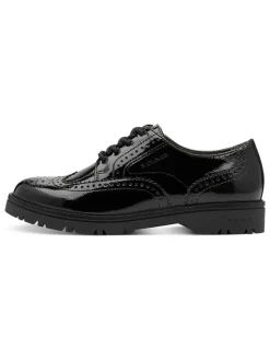 Schnürschuhe in Schwarz