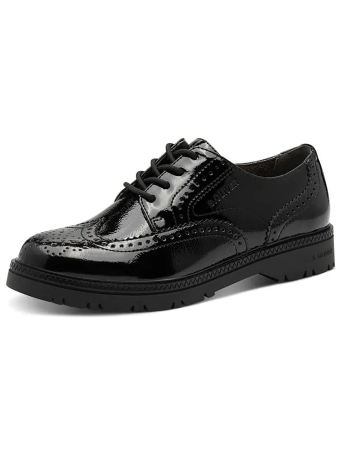 Schnürschuhe in Schwarz