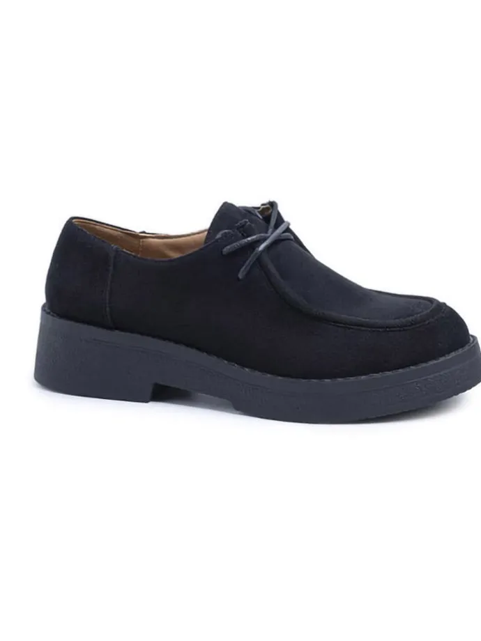 Schnürschuhe in Schwarz