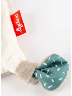 Schnuffeltuch Drache Baby Geschenk in grau