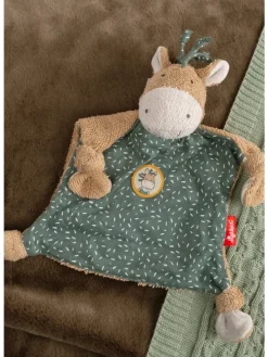 Schnuffeltuch Pony Wiwi Wiah in grün/beige