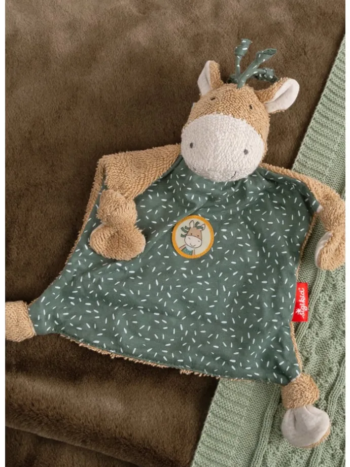 Schnuffeltuch Pony Wiwi Wiah in grün/beige